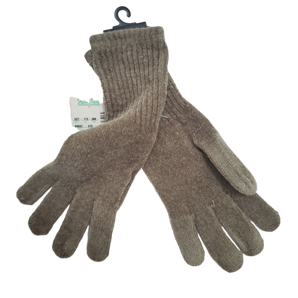 NWT Ben Berger Tan Chanile Mittens - Picture 2 of 4